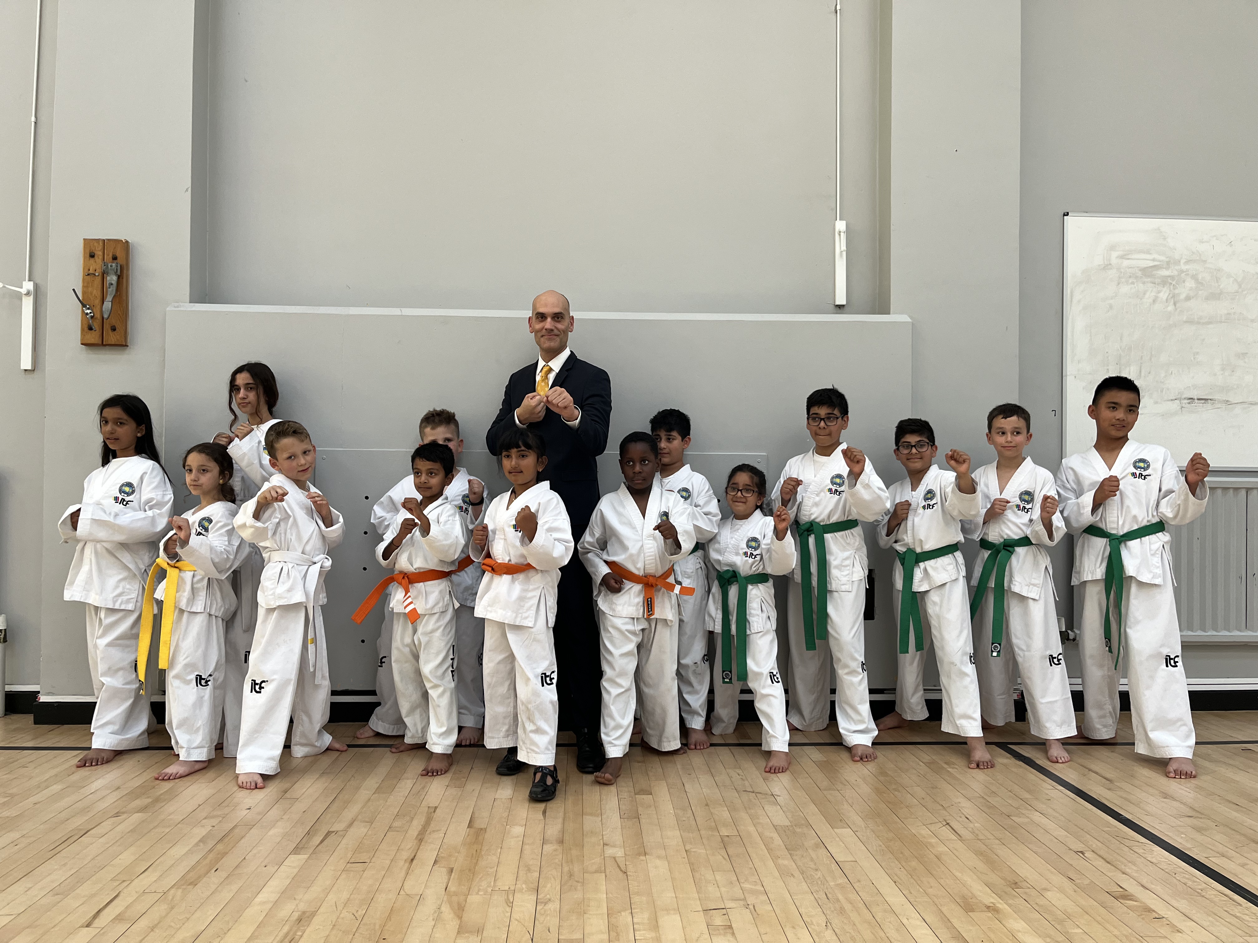 Summer grading 2024 - Arch Combat Academy Wembley Park Taekwon-Do Martial Arts Carlo Martinelli