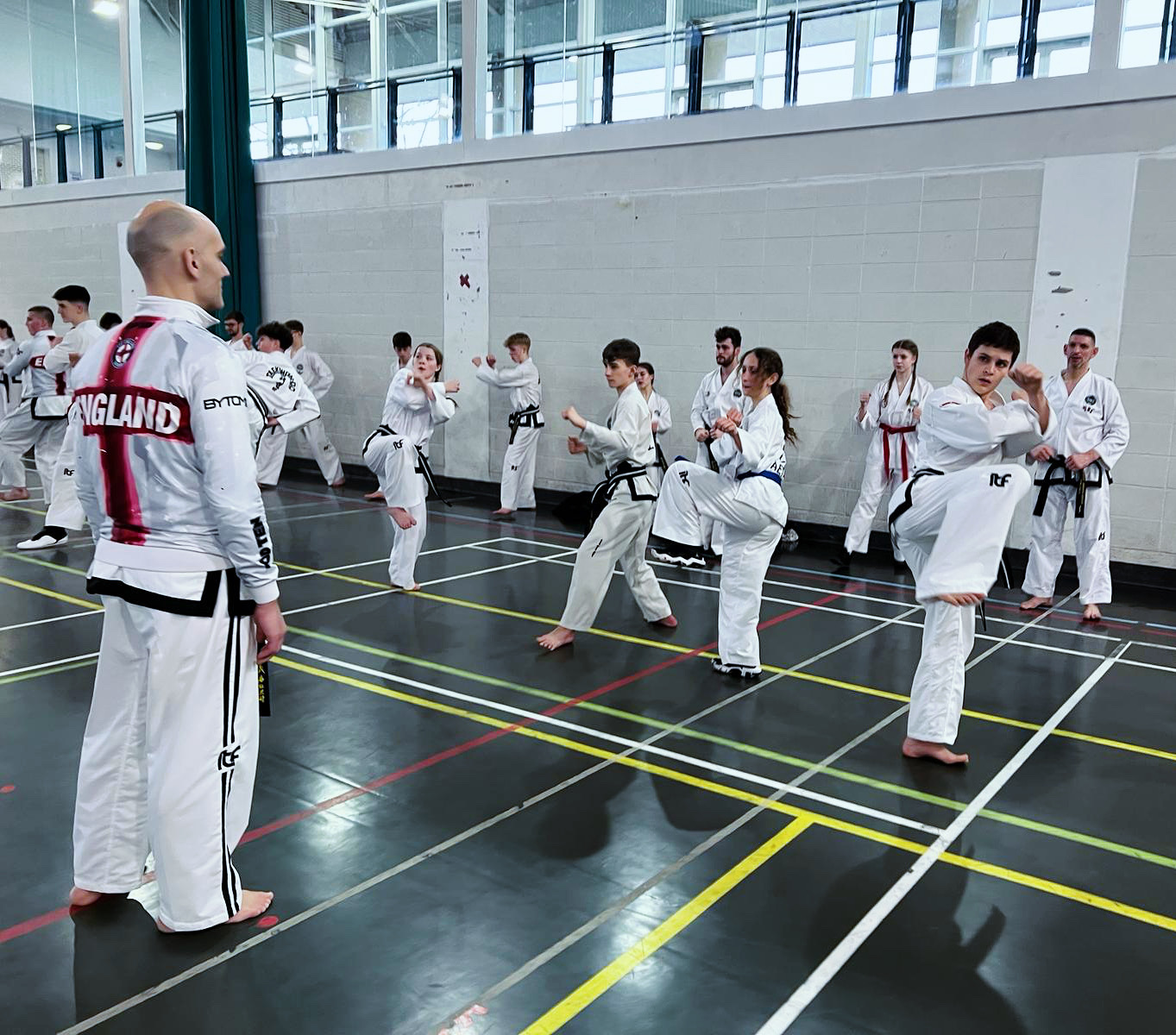 National Team Selection and Squad Session 02&03/03/2024 - Arch Combat Academy Wembley Park Taekwon-Do Martial Arts Carlo Martinelli