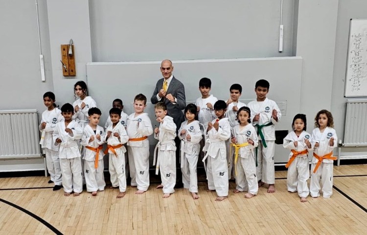 Autumn grading 2024 - Arch Combat Academy Wembley Park Taekwon-Do Martial Arts Carlo Martinelli