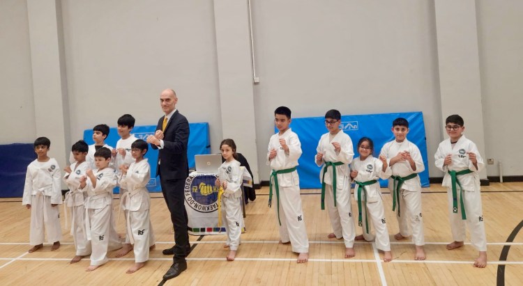 Winter grading 2024 - Arch Combat Academy Wembley Park Taekwon-Do Martial Arts Carlo Martinelli
